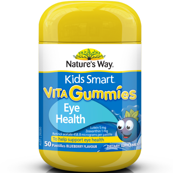 【Nature's Way】藍光護眼兒童軟糖50顆Kids Smart Vita Gummies Eye Health 50 Pastilles