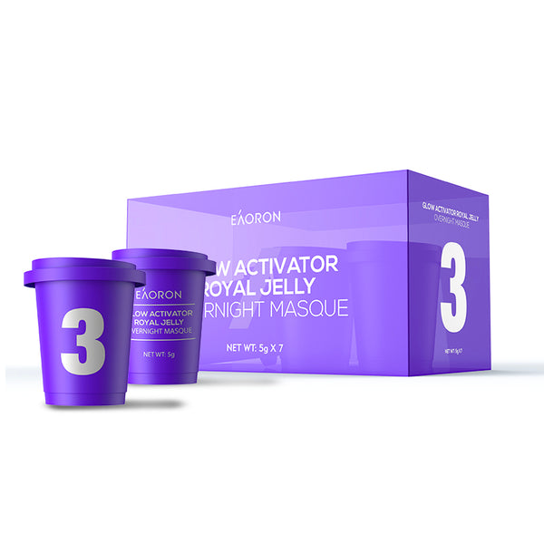 【EAORON】晚安睡眠面膜 7小杯/盒 效期 2024.07 Glow Activator Royal Jelly Overnight Masque 5G X 7