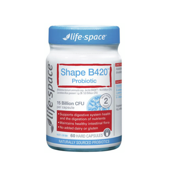 【Life Space】 B420 塑身益生菌 60顆 Shape B420 Probiotic 60 Capsules