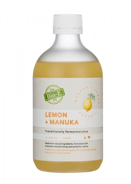 【BIO-E】麥蘆卡蜂蜜檸檬天然酵素飲 500ml Lemon Manuka Juice 500ml