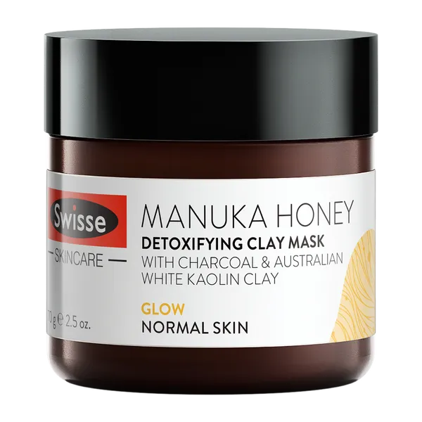 【Swisse】 麥蘆卡蜂蜜深層清潔面膜 70G 效期 2026.09 Skincare Manuka Honey Detoxifying Clay Mask 70G