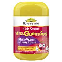 【Nature's Way】挑食兒童軟糖 60顆 效期 2024.05 Kids Smart Vita Gummies Multi Vitamin for Fussy Eaters 60 Pastilles