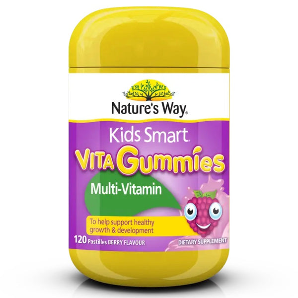 【Nature's Way】 綜合蔬菜兒童軟糖120顆 效期 2024.01 Kids Smart Vita Gummies Multi Vitamin & Vegies 120 Gummies