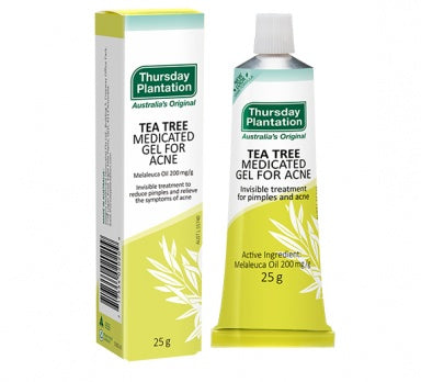 【Thursday Plantation 星期四農莊】茶樹痘痘凝膠25G 效期 2025.05 Tea Tree Medicated Gel for Acne