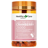 【Healthy Care】高單位蔓越莓精華25000mg 90顆 效期 2024.08 Super High Strength Cranberry 25000 90 Capsules
