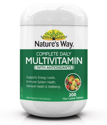 【Nature's Way】每日綜合維他命 200顆 效期 2024.05 Complete Daily Multivitamin 200 Tablets New And Improved